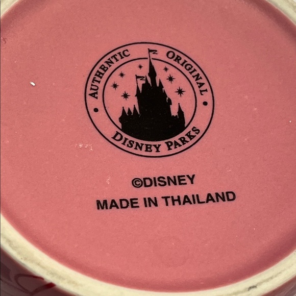 WALT DISNEY WORLD Minnie Mouse Pink and Lime Green Coffee Tea Mug 16oz - Picture 6 of 11